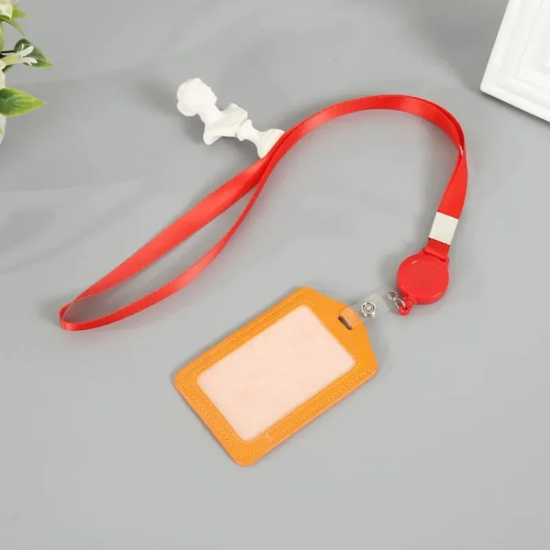 1pc Color Leather Card Sleeve Employee Work Card Badge Certificate Sleeve with Lanyard IC Access Control Card Sleeve
1pc Color Leather Card Sleeve Employee Work Card Badge Certificate Sleeve with Lanyard IC Access Control Card Sleeve