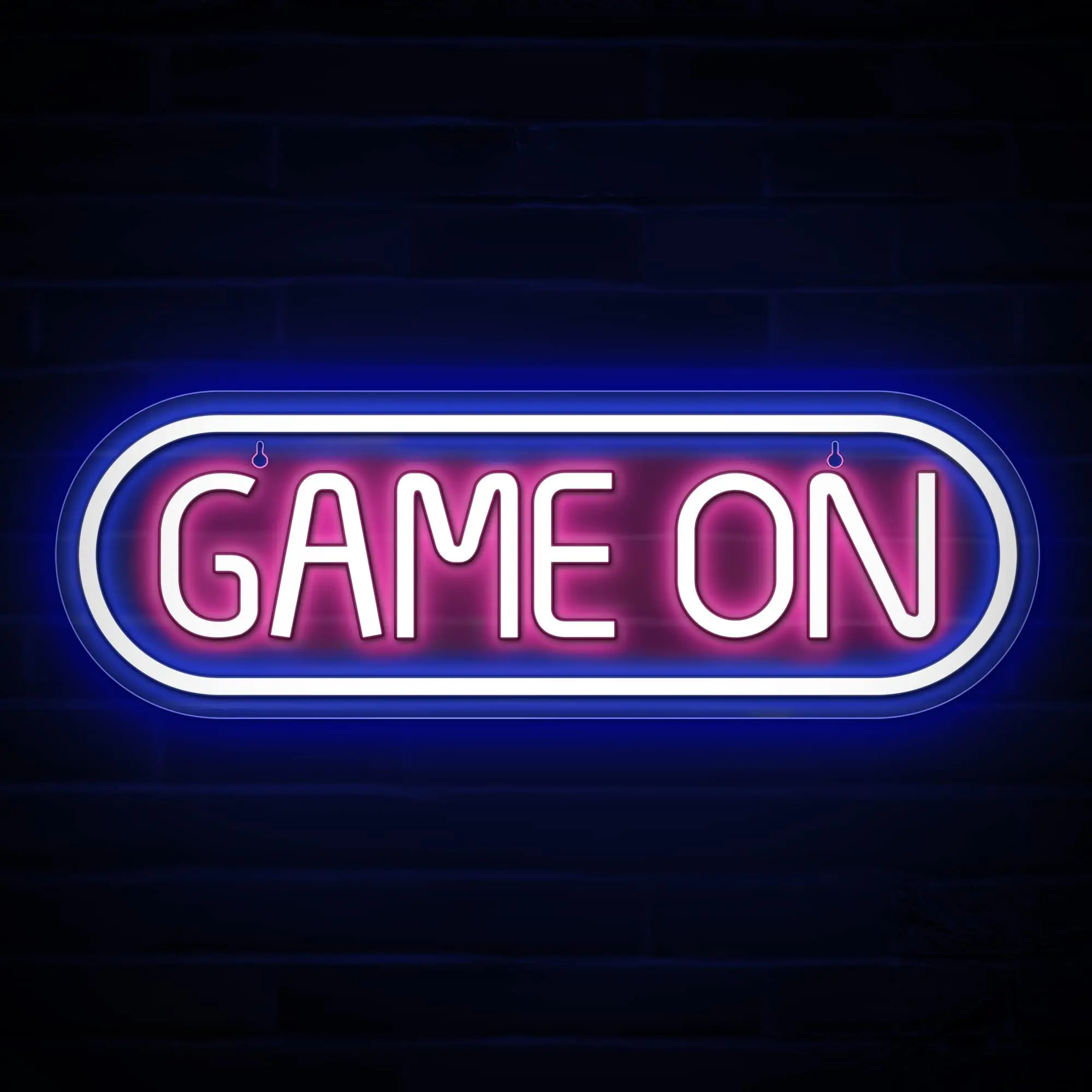 Game On Neon Sign for Gaming Room Wall Decor USB Switch Dimmable LED Neon Light Sign for Kids Teen Boys Bedroom Decoration Gifts
Game On Neon Sign for Gaming Room Wall Decor USB Switch Dimmable LED Neon Light Sign for Kids Teen Boys Bedroom Decoration Gifts