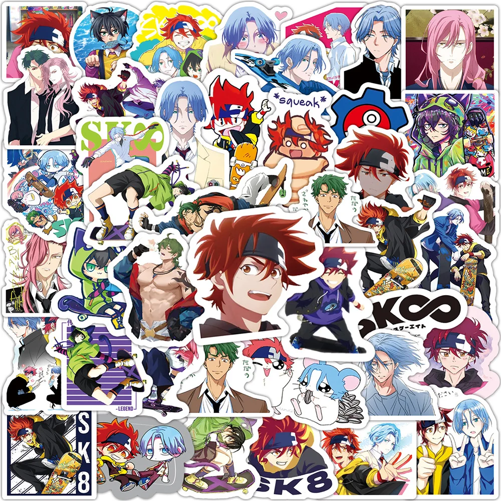 50PCS Anime SK8 the Infinity Cartoon Graffiti Stickers Travel Luggage Guitar Fridge Laptop DIY Kid Toy Waterproof Sticker
50PCS Anime SK8 the Infinity Cartoon Graffiti Stickers Travel Luggage Guitar Fridge Laptop DIY Kid Toy Waterproof Sticker