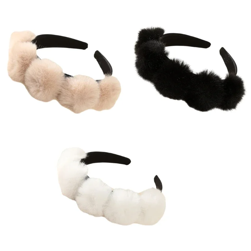 

Cloud Shape Headpiece Prom Birthday Hair Bands Headwear Cloud Elegant Furry Hair Headpiece Accessories