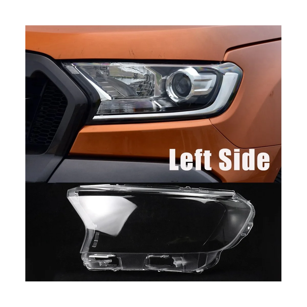Left Side Headlight Lampshade Headlight Housing Automobile for Ford RANGER Roadrunner Everest Endeavour 2016-2020 
Left Side Headlight Lampshade Headlight Housing Automobile for Ford RANGER Roadrunner Everest Endeavour 2016-2020