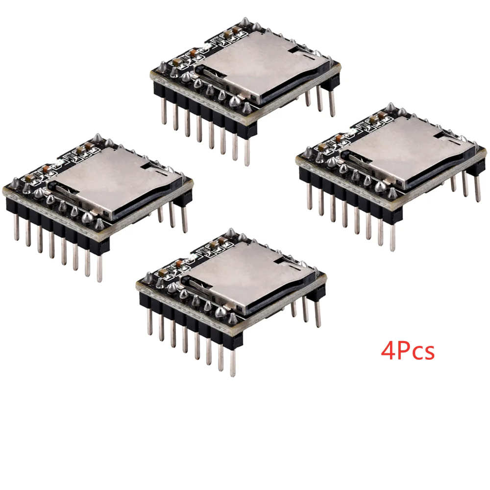 4Pcs Mini-YX5200 Audio MP3 Module Support For TF Card U-Disk IO/Serial Port/AD Mini MP3 Player Module For Car Accessories
4Pcs Mini-YX5200 Audio MP3 Module Support For TF Card U-Disk IO/Serial Port/AD Mini MP3 Player Module For Car Accessories