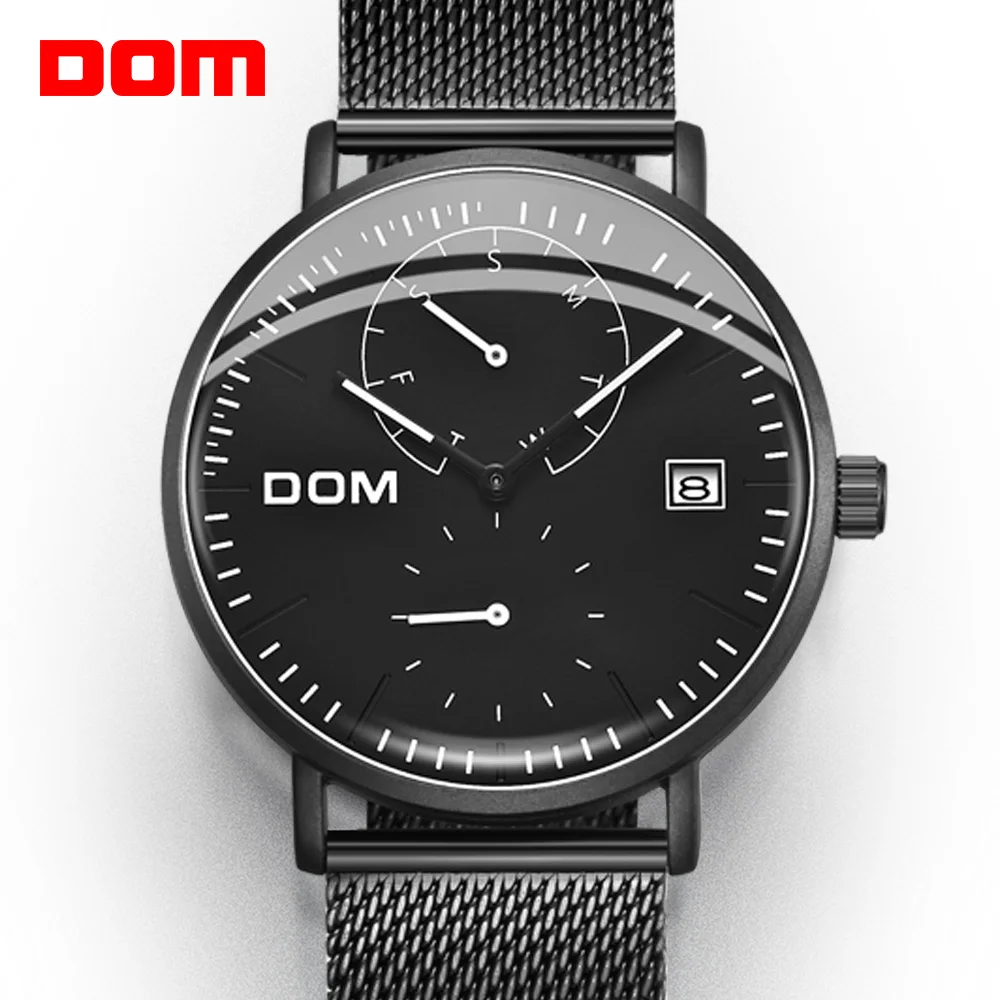 DOM Fashion Watch Men Waterproof Slim Mesh Strap Minimalist Wrist Watches For Men Quartz Sports Watch Clock M-435
DOM Fashion Watch Men Waterproof Slim Mesh Strap Minimalist Wrist Watches For Men Quartz Sports Watch Clock M-435