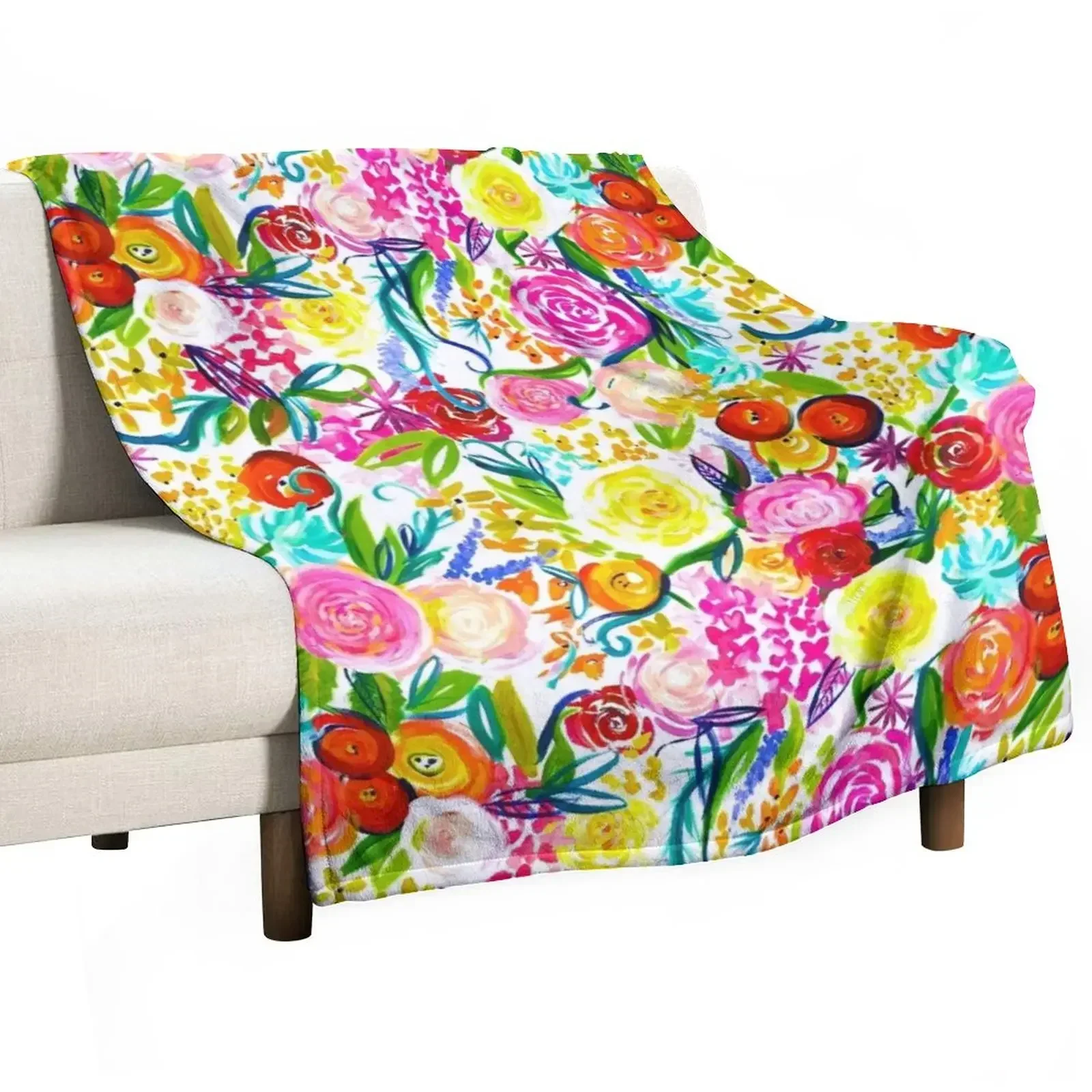 Painted Floral Painting in Bright Spring Colors Throw Blanket christmas gifts Cute Plaid Flannel Fabric Blankets
Painted Floral Painting in Bright Spring Colors Throw Blanket christmas gifts Cute Plaid Flannel Fabric Blankets