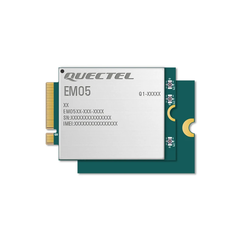 

Quectel LTE Cat4 M.2 module EM05-CE EM05-E NGFF form factor support DFOTA DTMF MIMO USB 2.0 Multi-constellation GNSS receiver