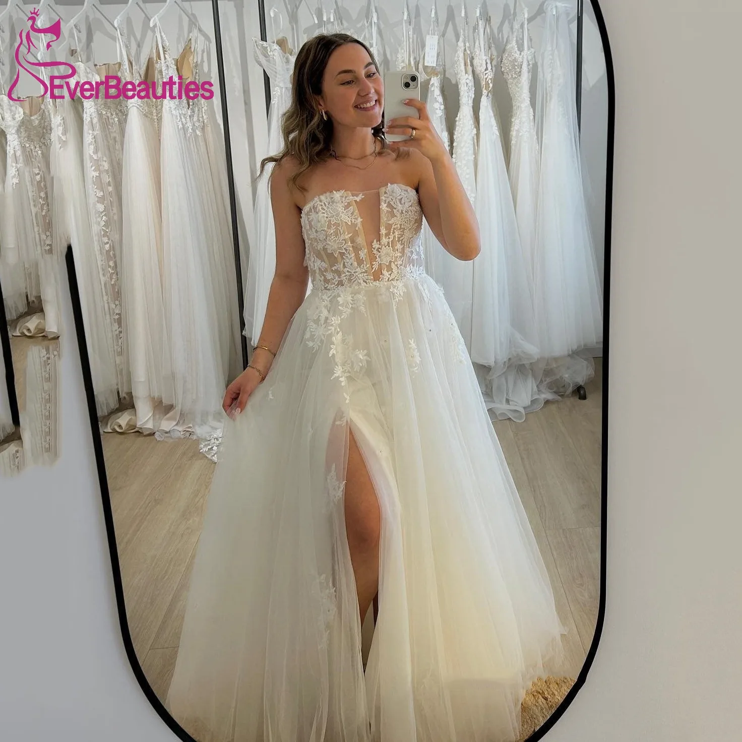 Robe De Mariée Tulle Appliques Wedding Dresses Beach Plus Size Wedding Gowns Boho Bride Dress for Woman Vestido De Noiva
Robe De Mariée Tulle Appliques Wedding Dresses Beach Plus Size Wedding Gowns Boho Bride Dress for Woman Vestido De Noiva