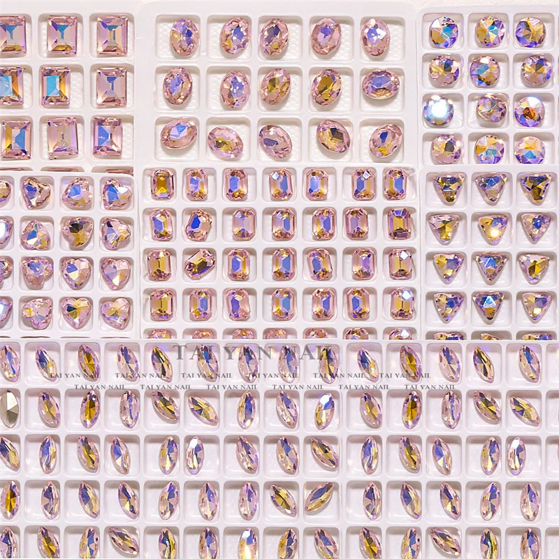 20pcs Trendy Pink Crystal Nail Charms Mixed Shape Point Bottom Nail Art Rhinestone Diamond DIY Manicure Accessory 3D Glitter Gem
20pcs Trendy Pink Crystal Nail Charms Mixed Shape Point Bottom Nail Art Rhinestone Diamond DIY Manicure Accessory 3D Glitter Gem
