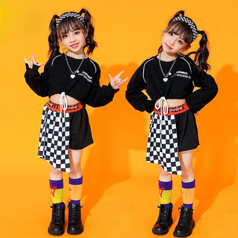 Girls Hip Hop Crop Top Kids Street Dance Plaid Shorts Clothes Children Sport Sweatshirt Dancewear Outfit Teen Jazz Stage Costume
Girls Hip Hop Crop Top Kids Street Dance Plaid Shorts Clothes Children Sport Sweatshirt Dancewear Outfit Teen Jazz Stage Costume
