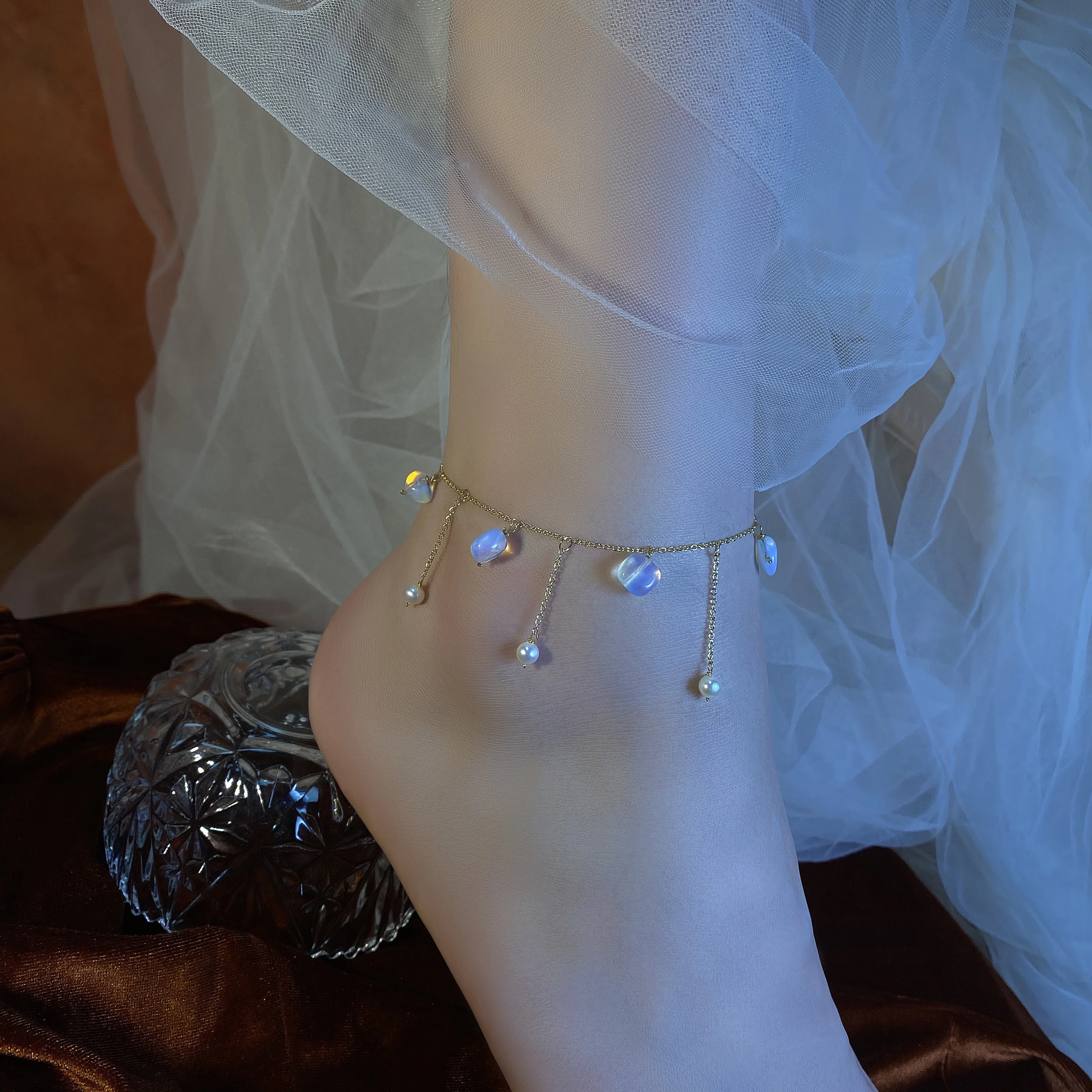 18K Gold Plated Anklets for Women Girl Charm Barefoot Natural Freshwater Pearl Ankle Chain Leg Tassel Female Beach Foot Jewelry
18K Gold Plated Anklets for Women Girl Charm Barefoot Natural Freshwater Pearl Ankle Chain Leg Tassel Female Beach Foot Jewelry