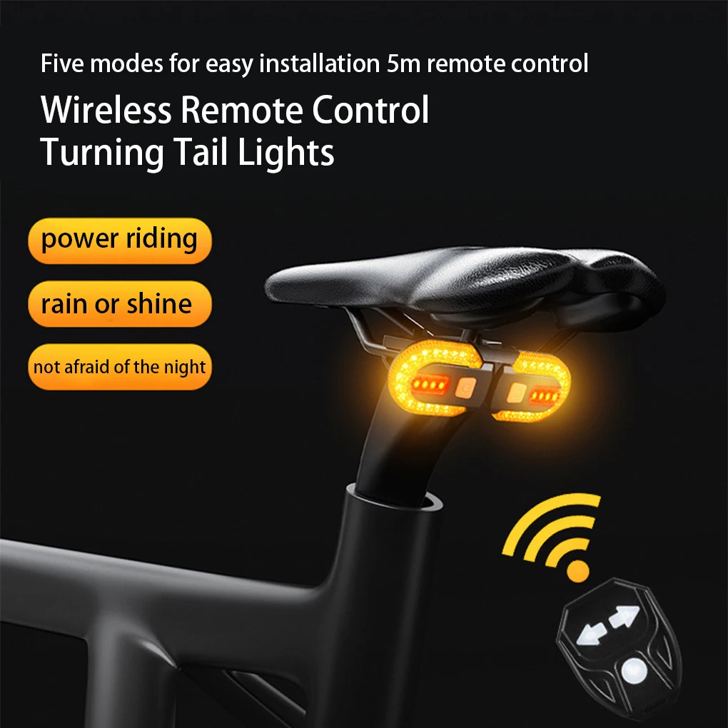 

Велосипедный фонарь задний, 5 режимов, USB