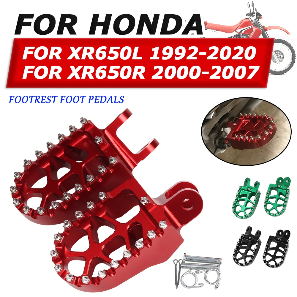 For HONDA XR650L XR650R XR 650 L XR650 R XR 650L 650R Motorcycle Accessories Footrests Footpeg Foot Pegs Pedals Plate Foot Rests
For HONDA XR650L XR650R XR 650 L XR650 R XR 650L 650R Motorcycle Accessories Footrests Footpeg Foot Pegs Pedals Plate Foot Rests