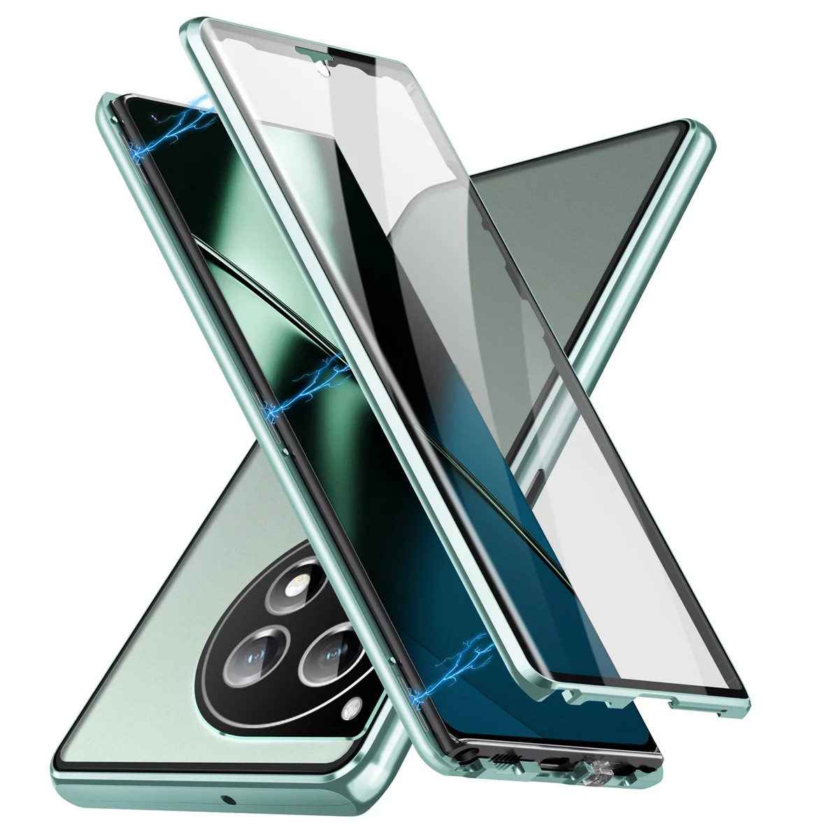 Luxury Double Sided Tempered Glass Metal Frame Bumper Case for OnePlus 12 11 10 Pro Nord 2 CE N10 Pro Magnetic Adsorption Case
Luxury Double Sided Tempered Glass Metal Frame Bumper Case for OnePlus 12 11 10 Pro Nord 2 CE N10 Pro Magnetic Adsorption Case