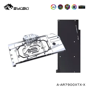 Bykski 워터 블록 서브, Asrock Radeon RX 7900XTX Taichi 그래픽 카드 쿨러, 백 플레이트 포함, A-AR7900XTX-X