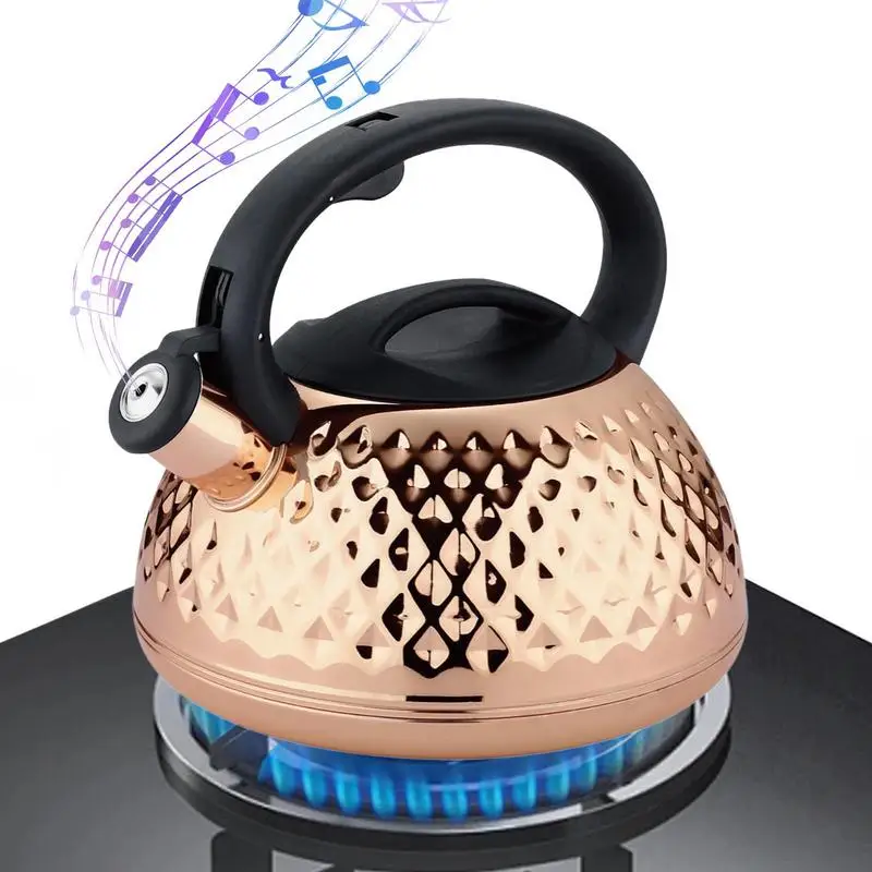 Tea Kettle For Stove Top Golden Stainless Steel Whistle Kettle Anti-scalding Household Kitchen Kettle Universal Teaware Supplies
Tea Kettle For Stove Top Golden Stainless Steel Whistle Kettle Anti-scalding Household Kitchen Kettle Universal Teaware Supplies