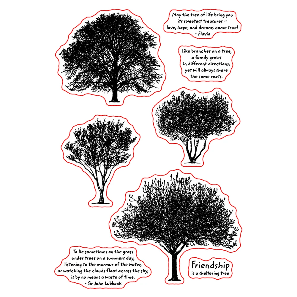 Trees Transparent Clear Silicone Stamp, Seal for DIY Scrapbooking, Photo Album, Decorative Clear Stamp
Trees Transparent Clear Silicone Stamp, Seal for DIY Scrapbooking, Photo Album, Decorative Clear Stamp