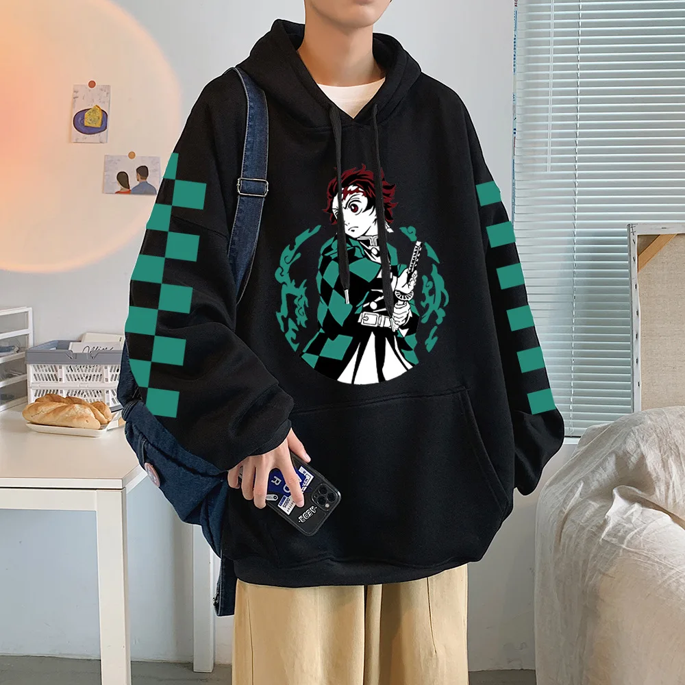 Demon Slayer Kamado Tanjirou Nezuko Printing Hooded Pullover Sweatshirt Harajuku Hip Hop Streetwear Fleece Oversize Hoodies
Demon Slayer Kamado Tanjirou Nezuko Printing Hooded Pullover Sweatshirt Harajuku Hip Hop Streetwear Fleece Oversize Hoodies