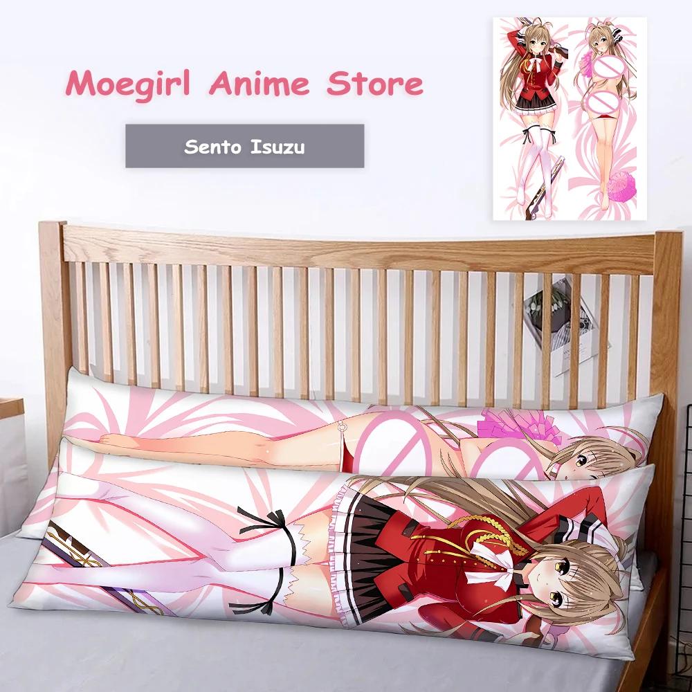 

Amagi Brilliant Park Anime Cosplay Dakimakura Case Sento Isuzu 2-Sided Printed Body Hugging Pillowcase Otaku Pillows