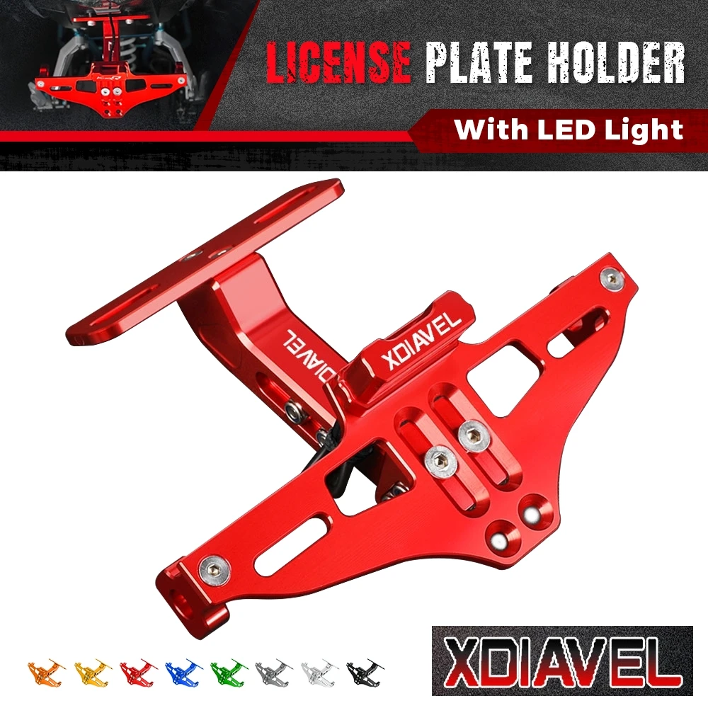 For DUCATI DIAVEL XDiavel S Diavel 1260 1200 Accessories Motorcycle Adjustable License Plate Holder LED Turn Signal Lights
For DUCATI DIAVEL XDiavel S Diavel 1260 1200 Accessories Motorcycle Adjustable License Plate Holder LED Turn Signal Lights