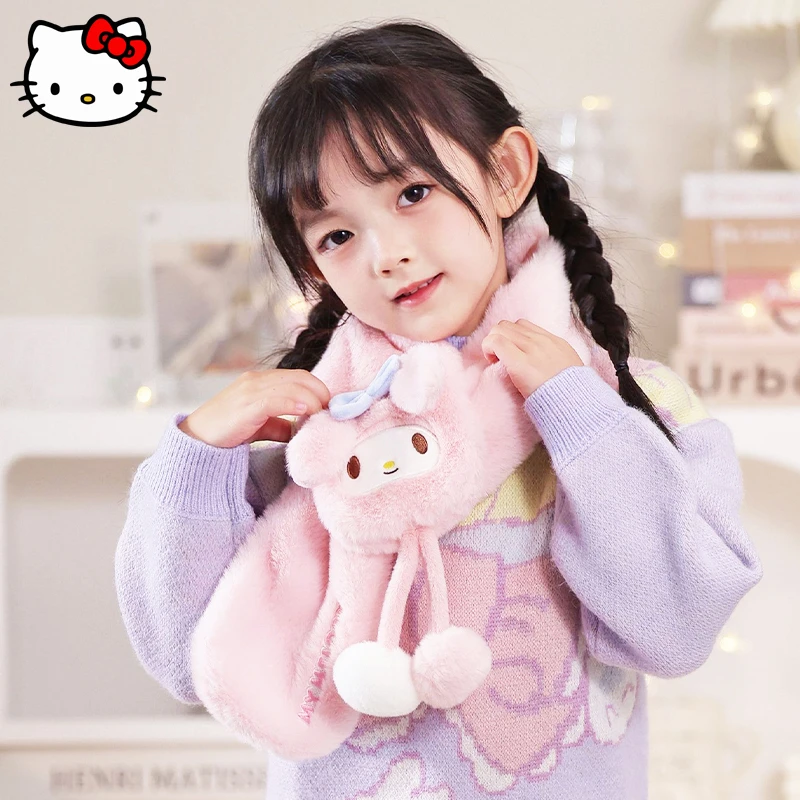 Sanrio MyMelody Cinnamoroll Kuromi Scarf Kawaii Anime Winter Children's Windproof Warm Scarf Student Animation Plush Scarf Gift
Sanrio MyMelody Cinnamoroll Kuromi Scarf Kawaii Anime Winter Children's Windproof Warm Scarf Student Animation Plush Scarf Gift