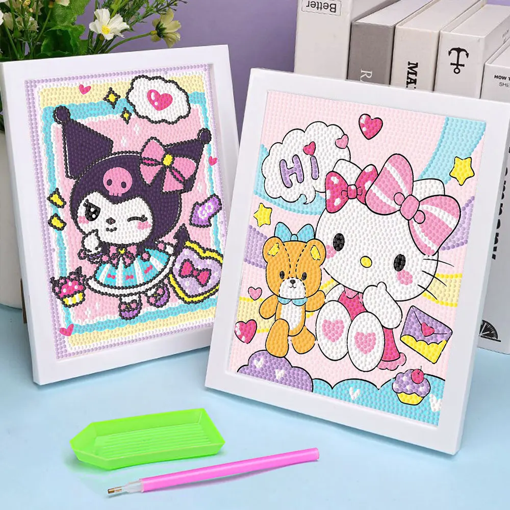 Sanrio diamond painting Hello Kitty cartoon full diamond mosaic 5D DIY set Diamond Art Home Decoration
Sanrio diamond painting Hello Kitty cartoon full diamond mosaic 5D DIY set Diamond Art Home Decoration