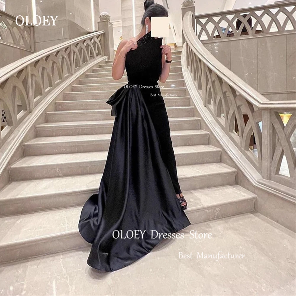 OLOEY Modern Black A Line Saudi Arabic Women Evening Dresses Overskirt Shiny Strapless Glitter Prom Gowns Dubai Formal Party
OLOEY Modern Black A Line Saudi Arabic Women Evening Dresses Overskirt Shiny Strapless Glitter Prom Gowns Dubai Formal Party