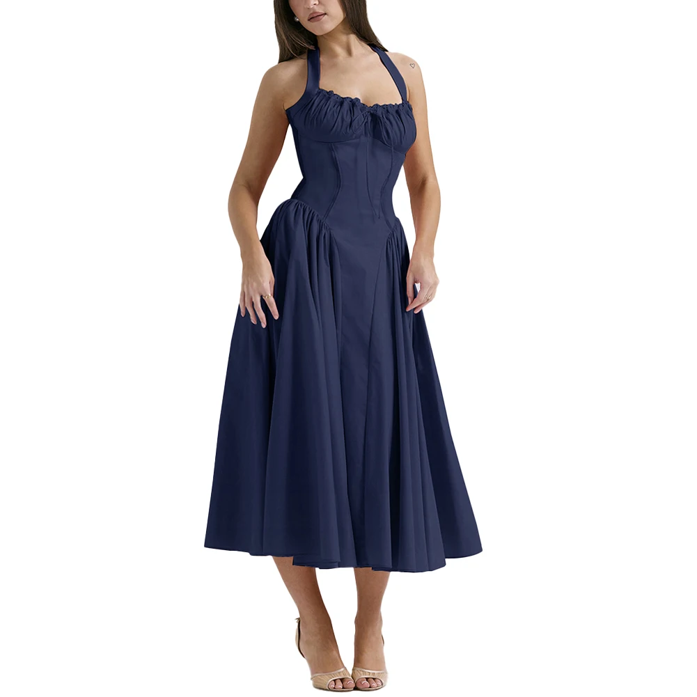 Large Hem Square Neck Suspender Dress Women Fashion Off Shoulder Sleeveless Solid Dresses Casual Female Party Vestidos
Large Hem Square Neck Suspender Dress Women Fashion Off Shoulder Sleeveless Solid Dresses Casual Female Party Vestidos
