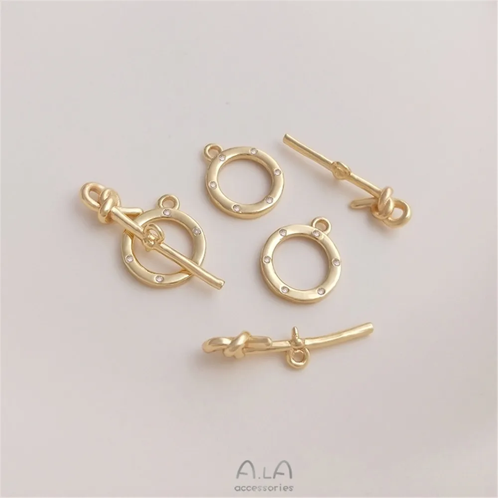 14K plated gold filled Inlaid zircon OT buckle can stick half hole pearl handmade diy bracelet necklace end buckle accessories
14K plated gold filled Inlaid zircon OT buckle can stick half hole pearl handmade diy bracelet necklace end buckle accessories