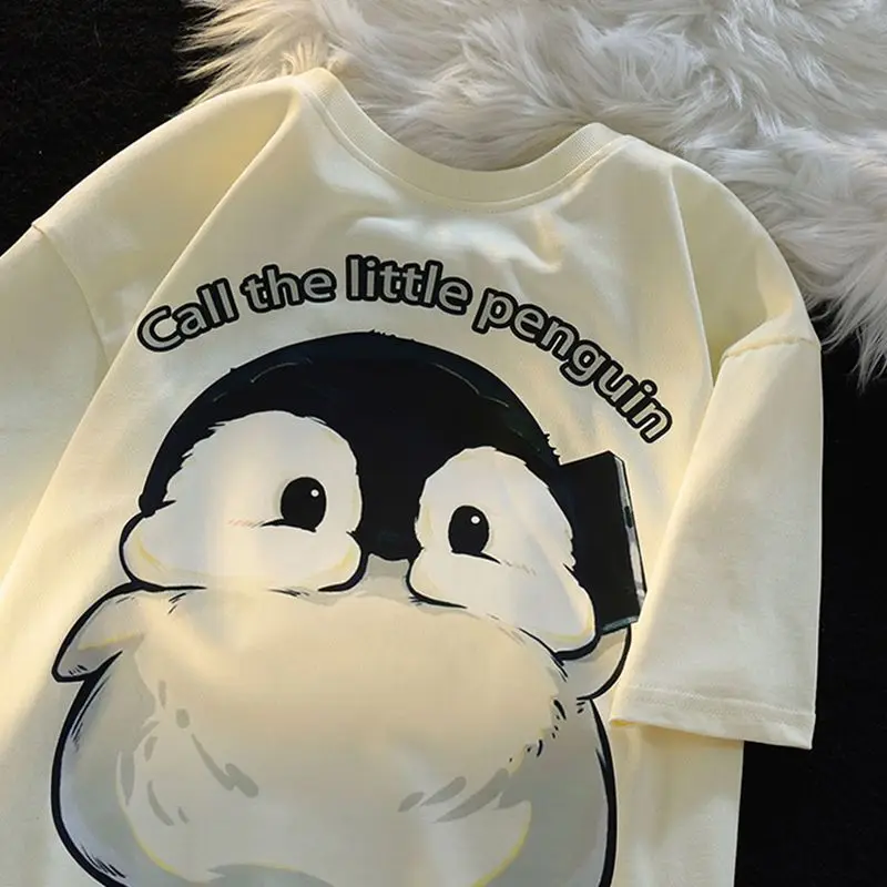 Summer 2024 new pure cotton t shirt women short sleeved loose American cartoon dopamine couple large size half sleeved top y2k
Summer 2024 new pure cotton t shirt women short sleeved loose American cartoon dopamine couple large size half sleeved top y2k