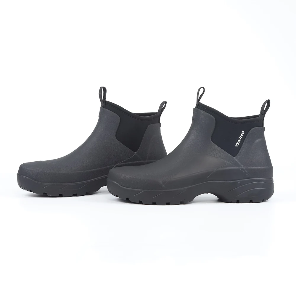 High-End ort Rubber Rain Boots for Men Waterproof Non-Slip Comfortable Fiing Outdoor Boots Car Wa oes No Foot Odor