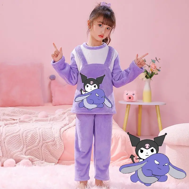 One Pieces Anime Pajamas Sanrio Hello Kitty Kuromi Cinnamoroll Children Warm Set Pajamas Princess Flannel Thicked Home Clothes
One Pieces Anime Pajamas Sanrio Hello Kitty Kuromi Cinnamoroll Children Warm Set Pajamas Princess Flannel Thicked Home Clothes