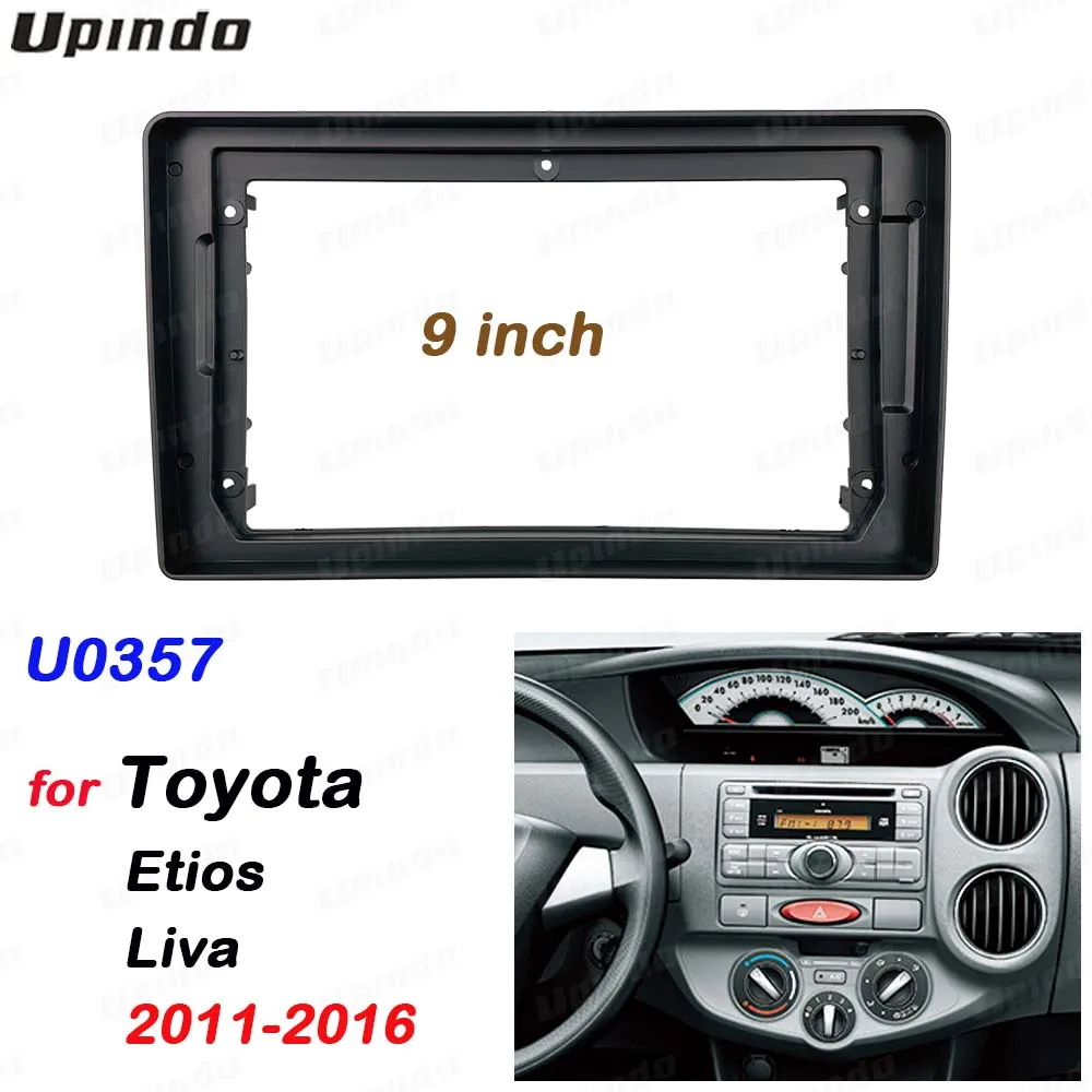 2 Din 9 дюймов Автомобильный радиоприемник установка DVD GPS Mp5 пластиковая панель Рамка для Toyota Etios Liva 2011-2016 комплект крепления для приборной панели
2 Din 9 дюймов Автомобильный радиоприемник установка DVD GPS Mp5 пластиковая панель Рамка для Toyota Etios Liva 2011-2016 комплект крепления для приборной панели