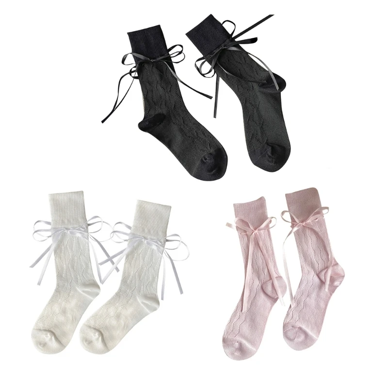 Casual Ballet Style Openwork Sock Soft Bandage Cotton Children Bows Pile Solid Color Stocking for Women Daily Wearing
Casual Ballet Style Openwork Sock Soft Bandage Cotton Children Bows Pile Solid Color Stocking for Women Daily Wearing