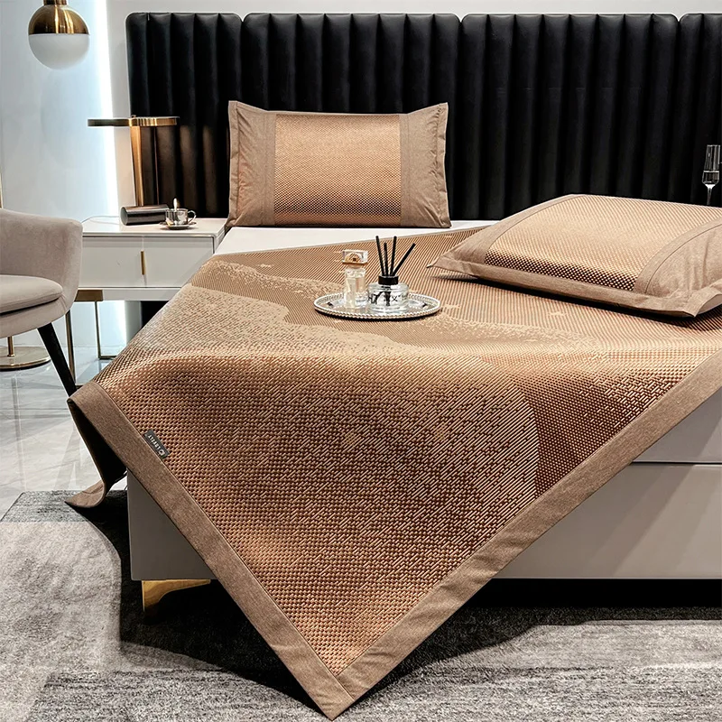 1.8m Bed Mat Kit Portable Foldable Breathable Mesh Bottom Household Ice Rattan Mat 1.5m Soft Mat Three Piece Set
1.8m Bed Mat Kit Portable Foldable Breathable Mesh Bottom Household Ice Rattan Mat 1.5m Soft Mat Three Piece Set