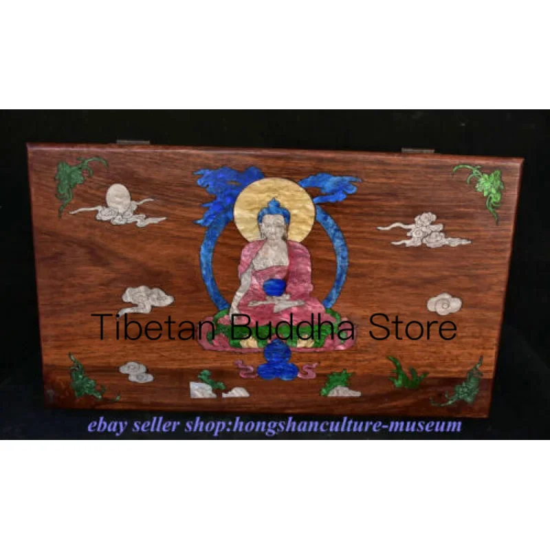 16 "Chinese Yellow Flower Wood Inlaid Shell Buddhism Sakyamuni Tongzi Jewelry Box"
16 "Chinese Yellow Flower Wood Inlaid Shell Buddhism Sakyamuni Tongzi Jewelry Box"