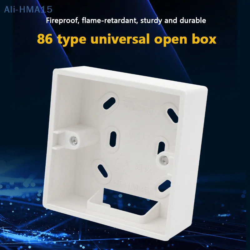 

High Quality PVC External Mounting Box For 86mm*86mm*34mm Standard Switches And Sockets Apply For Any Position Of Wall Surface