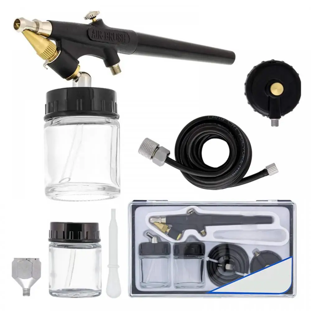 Airbrush Compressor 0.8mm Versatility Durability Single Board Machine Big Head Pressure Supplies Art Painting Spray Pen 1 Set
Airbrush Compressor 0.8mm Versatility Durability Single Board Machine Big Head Pressure Supplies Art Painting Spray Pen 1 Set
