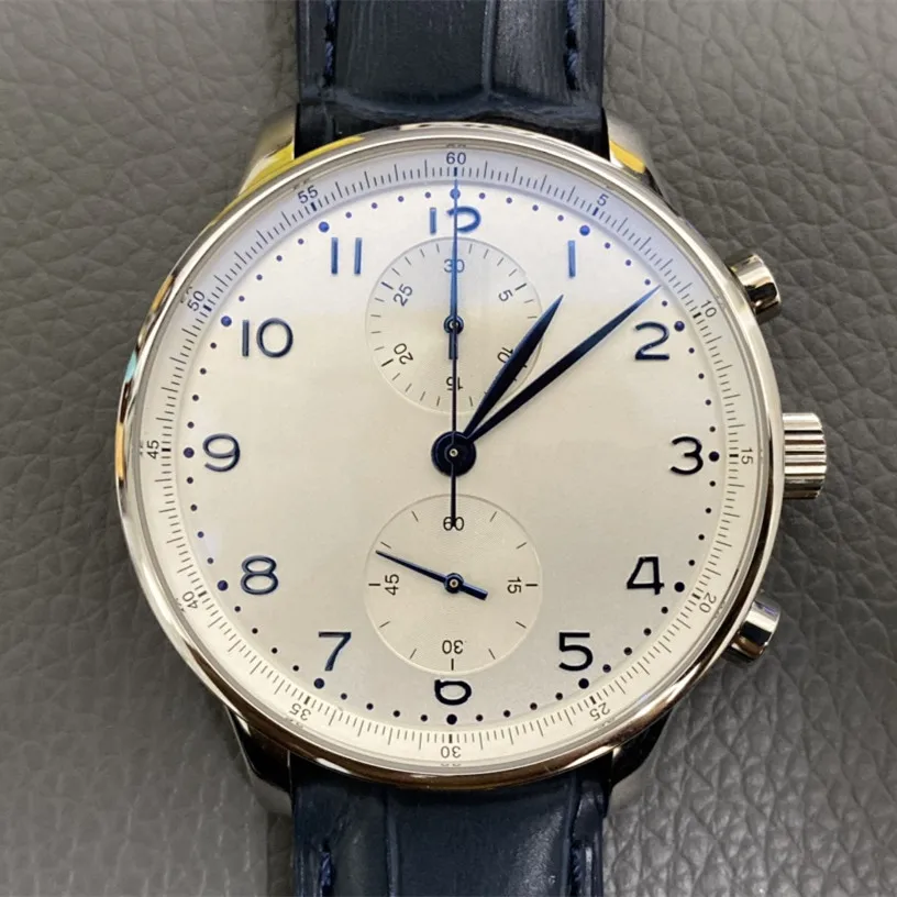 Portugal 7750 Chronograph Luxury AAA Men's Watch Sapphire Mirror Waterproof Wrist 904L Watch Clock Reloj Hombre
Portugal 7750 Chronograph Luxury AAA Men's Watch Sapphire Mirror Waterproof Wrist 904L Watch Clock Reloj Hombre