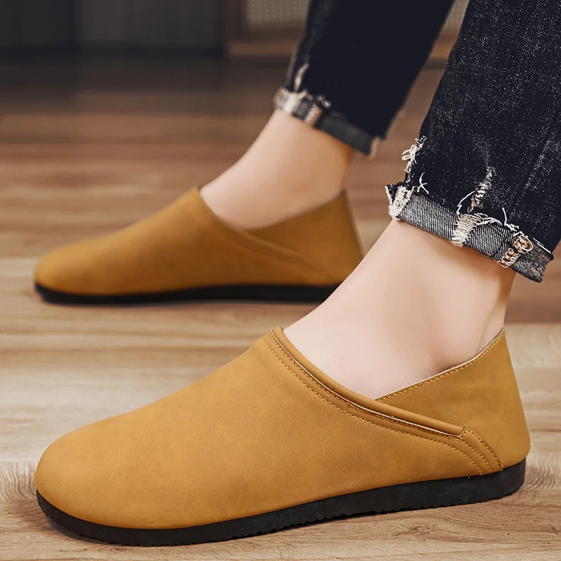 Лоферы мужские с мягкой подошвой, дышащие слипоны, удобная однотонная обувь для вождения, весна 2024
Лоферы мужские с мягкой подошвой, дышащие слипоны, удобная однотонная обувь для вождения, весна 2024