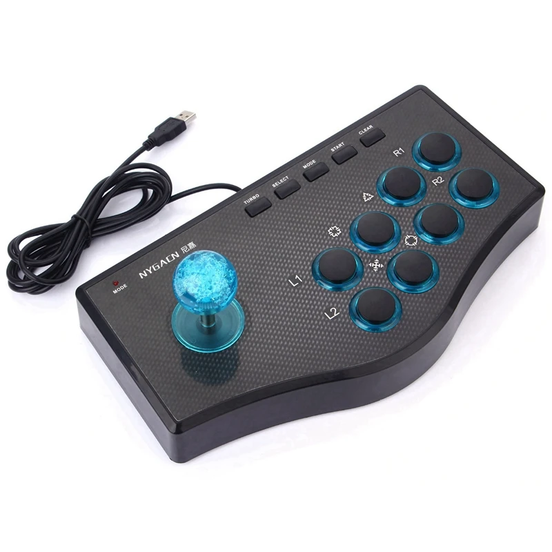 

2X Wired Game Controller Game Rocker USB Arcade Joystick USBF Stick For PS3 Computer PC Gamepad Gaming Console