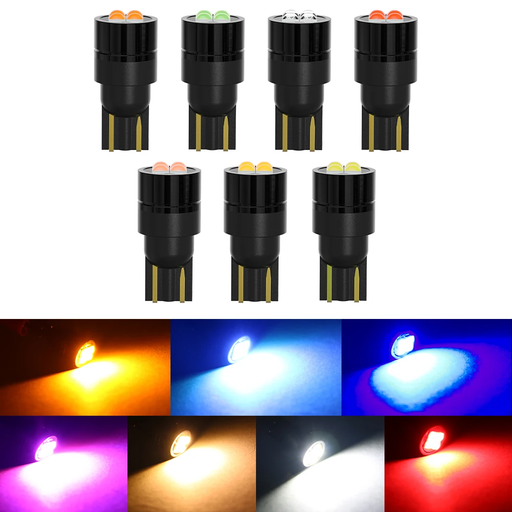 10PCS W5W T10 LED Bulbs Canbus 3030 4SMD 12V 6000K 194 168 LED Car Interior Map Dome Lights Parking Light Auto Signal Lamp
10PCS W5W T10 LED Bulbs Canbus 3030 4SMD 12V 6000K 194 168 LED Car Interior Map Dome Lights Parking Light Auto Signal Lamp