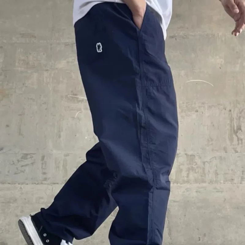 Spring Summer Fashion Solid Elastic Waist Drawstring Men's Clothing Japanese Style Pockets Breathable Sunscreen Straight Pants
Spring Summer Fashion Solid Elastic Waist Drawstring Men's Clothing Japanese Style Pockets Breathable Sunscreen Straight Pants