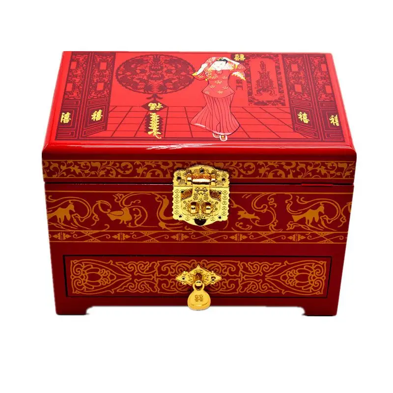 21cm Jewelry Box Pingyao Push Light Lacquer DIY Jewelry Toys Commemorative Coin Storage Box Retro Wooden Wedding Birthday Gift
21cm Jewelry Box Pingyao Push Light Lacquer DIY Jewelry Toys Commemorative Coin Storage Box Retro Wooden Wedding Birthday Gift