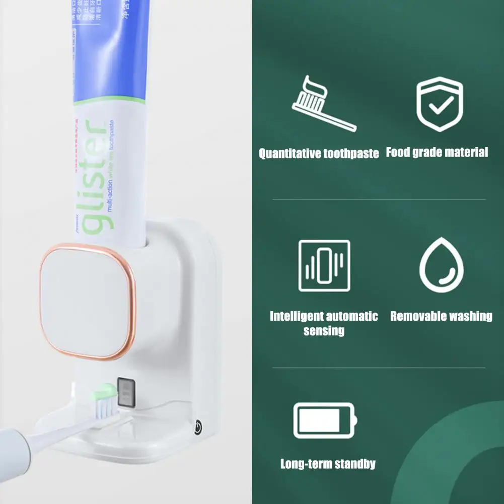 Wider Use Toothpaste Dispenser Sensor-activated Electric Toothpaste Dispenser for Bathroom Long-lasting Standby Usb for Kids
Wider Use Toothpaste Dispenser Sensor-activated Electric Toothpaste Dispenser for Bathroom Long-lasting Standby Usb for Kids