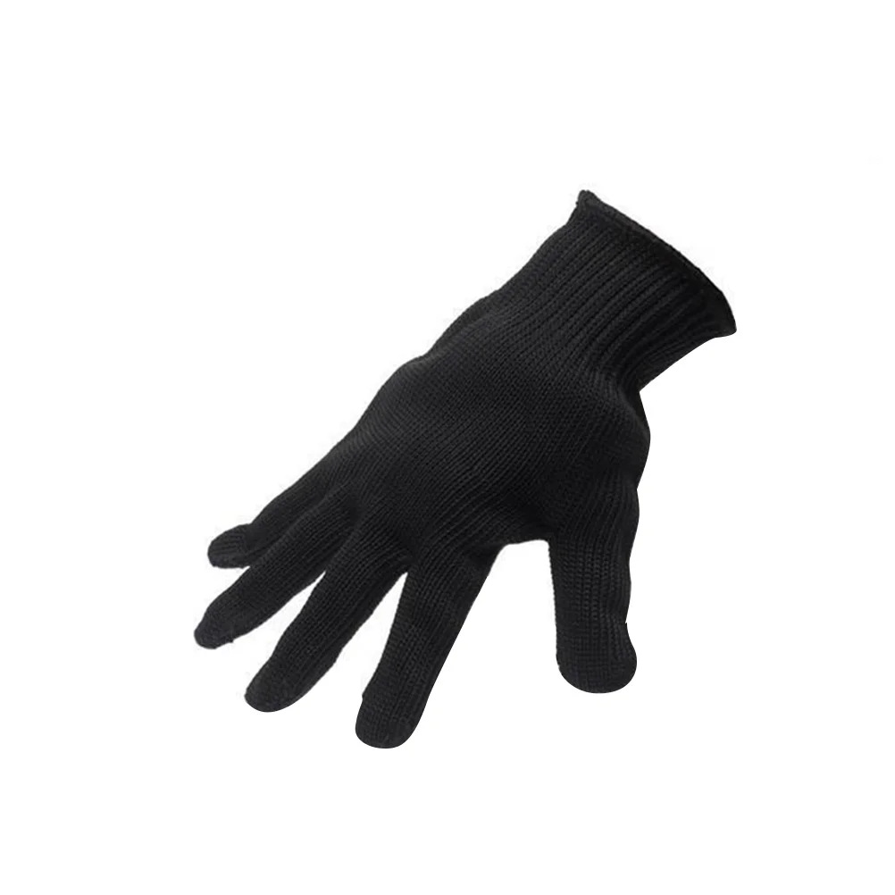 

Пара перчаток для защиты от порезов, защитные перчатки для защиты рук, кухонные перчатки для резки и нарезки (черные)