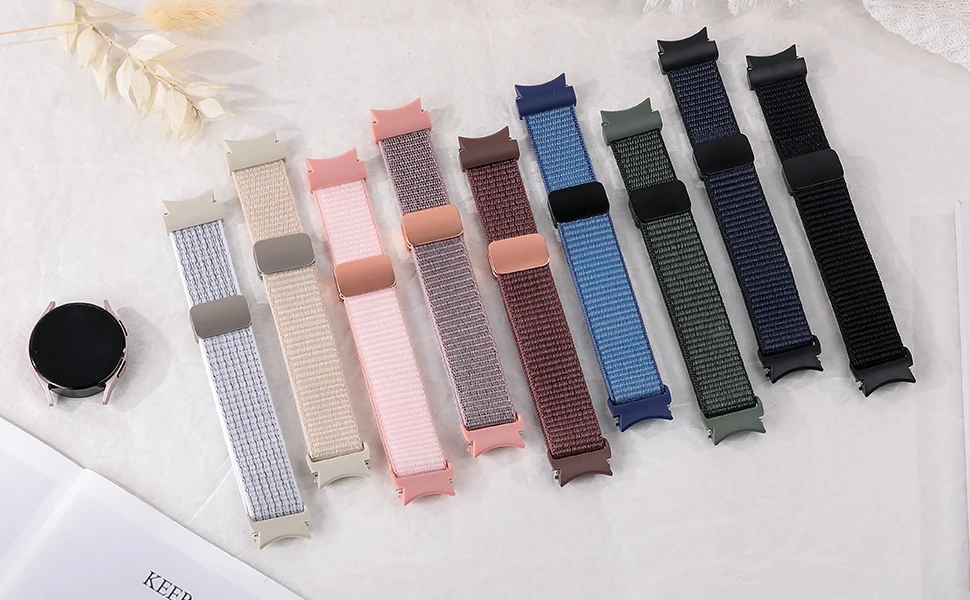 Magnetic nylon Band For Samsung Galaxy Watch 7 FE 6 4 Classic 5 pro 44mm 40mm 47mm 43mm 45 No gaps bracelet Galaxy Watch 7 Strap Magnetic nylon Band For Samsung Galaxy Watch 7 FE 6 4 Classic 5 pro 44mm 40mm 47mm 43mm 45 No gaps bracelet Galaxy Watch 7 Strap