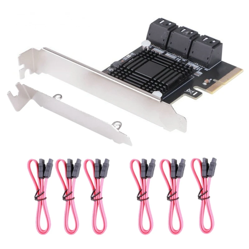 PCIE X1 PCIE к 6-портовой расширительной карте SATA3.0 компьютерное шасси SATA массив адаптер карта высокоскоростная карта PCIE карта
PCIE X1 PCIE к 6-портовой расширительной карте SATA3.0 компьютерное шасси SATA массив адаптер карта высокоскоростная карта PCIE карта