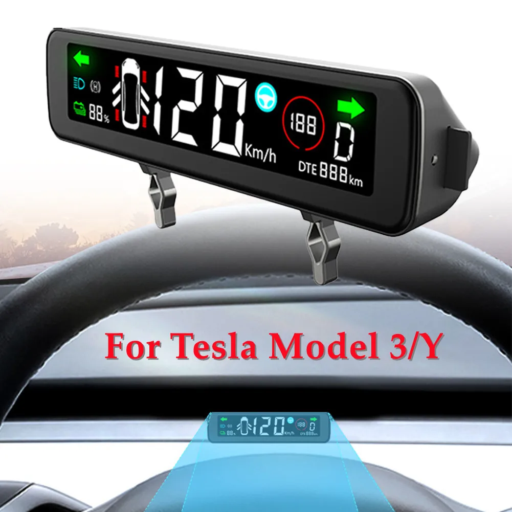 For Tesla 2023 New HD LCD Head Up Display For Tesla Model 3 Model Y Speedometer LCD Instrument Panel Dashboard Miles Display
For Tesla 2023 New HD LCD Head Up Display For Tesla Model 3 Model Y Speedometer LCD Instrument Panel Dashboard Miles Display