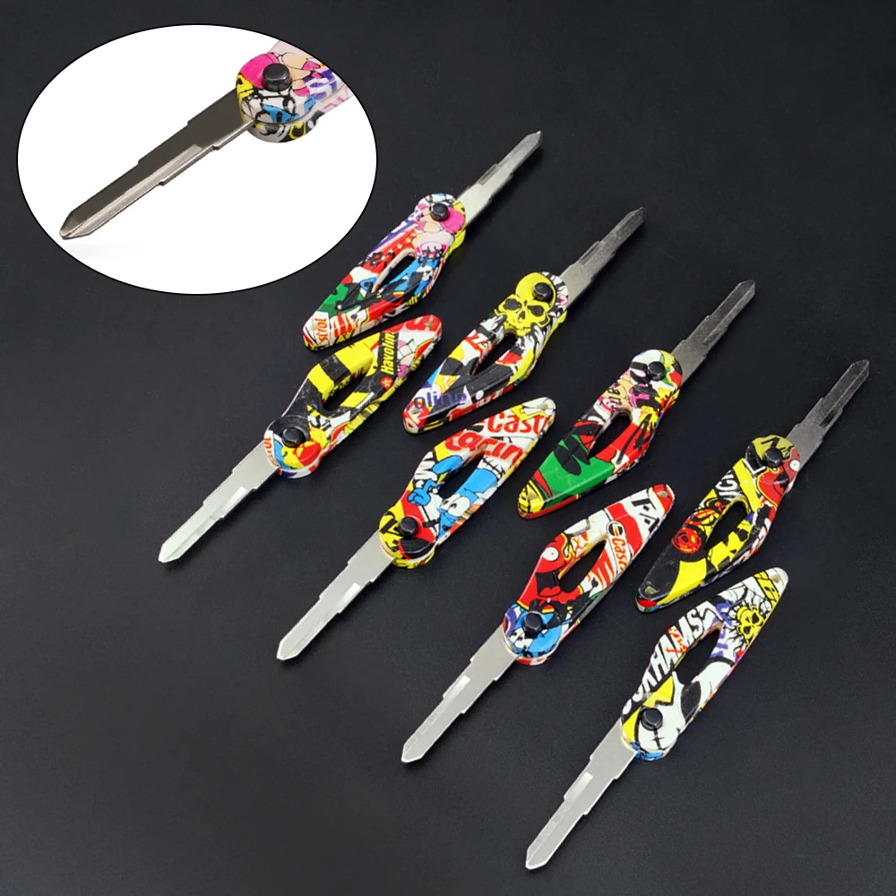 Motorcycle Remodel Keys Embryo Graffiti folding Key Head Automatic Bouncing Keychain
Motorcycle Remodel Keys Embryo Graffiti folding Key Head Automatic Bouncing Keychain