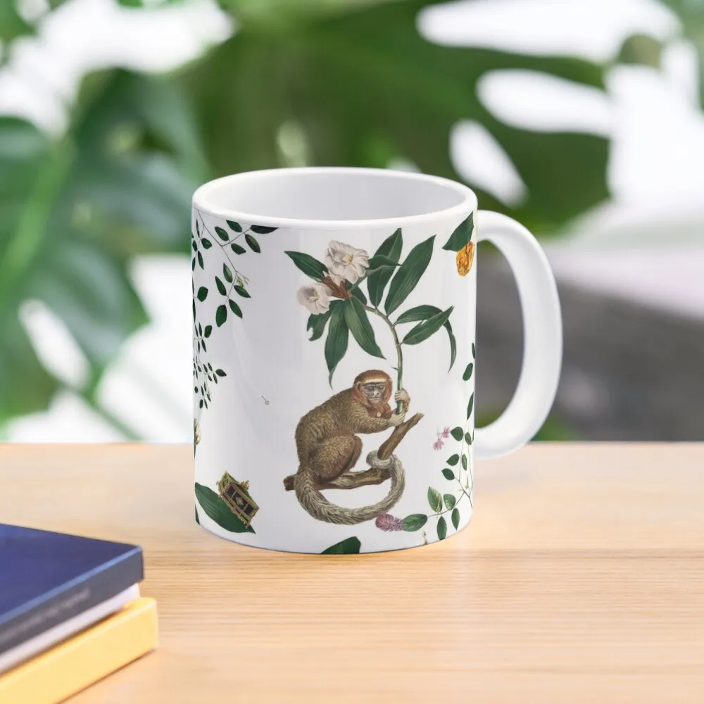 

Monkey World: Amber-Ella Coffee Mug Cups Of Breakfast Ceramic Cups Creative Mug