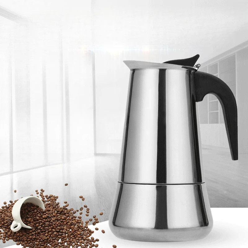 12Cup Induction Coffee Maker Stainless Steel Espresso Maker for Induction Gas Ceramic 600 ML Coffee Pot Espresso Maker
12Cup Induction Coffee Maker Stainless Steel Espresso Maker for Induction Gas Ceramic 600 ML Coffee Pot Espresso Maker